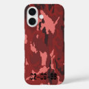 Recherche de camouflage rouge iphone coques Militaire