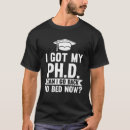 Recherche de doctorate degree tshirts Diplômé