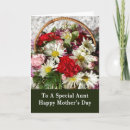 Recherche de tante fête des mères cartes Bouquet