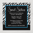 Recherche de bleu et noir invitations Rétro