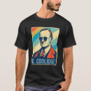 Recherche de calvin coolidge tshirts Rétro