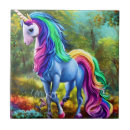 Recherche de licorne magique carreaux Coloré