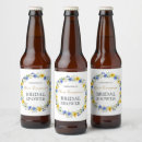 Recherche de bleu et jaune bière étiquettes Invités