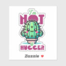 Recherche de cactus drôle autocollants Vert