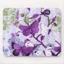 Recherche de papillons pourpres tapis souris Fleurs