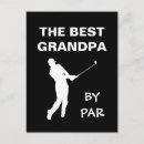 Recherche de golf de fête des pères cartes postales Pour tous