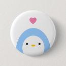 Recherche de amour pingouin badges Valentine