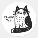 Recherche de chaton noir et blanc autocollants Dessin