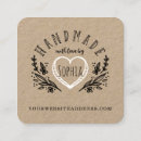 Recherche de dessin de coeur cartes visite Rustique