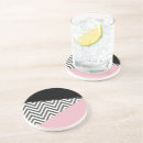 Recherche de zigzag gris dessous de verres Motif géométrique