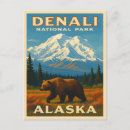 Recherche de parc national denali cartes postales Grizzli