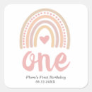 Recherche de mon premier anniversaire autocollants Arc en ciel