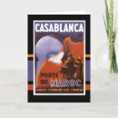 Recherche de casablanca vœux cartes Vintage