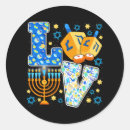 Recherche de dreidel autocollants Menorah