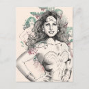 Recherche de femme merveilleuse cartes postales Héroïne
