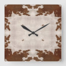 Recherche de peau vache horloges Brun