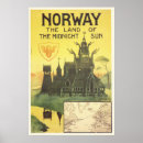 Recherche de norvege posters Voyage vintage