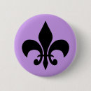 Recherche de fleur de lys badges Violet