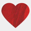 Recherche de coeurs abstraits autocollants Rouge