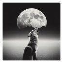 Recherche de graphique de loup posters Lune