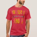 Recherche de chasse de trésor tshirts Gps