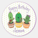 Recherche de cactus drôle autocollants Dessin
