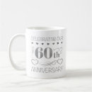 Recherche de 60 ans mariage tasses 60e anniversaire