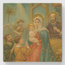 Recherche de vierge marie dessous de verres Rétro