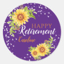 Recherche de retraite heureuse autocollants Élégant