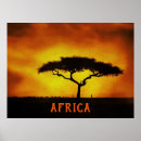 Recherche de coucher soleil africain posters africaine