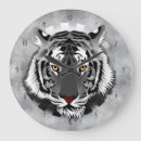 Recherche de tigre blanc horloges Félin
