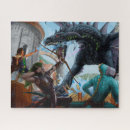 Recherche de dragon noir puzzles Imaginaire