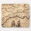 Recherche de cartes historiques tapis souris Vintage