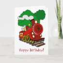 Recherche de train locomotive vœux cartes Garçon