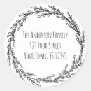 Recherche de floral wreath autocollants Feuille