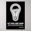 Recherche de vous êtes la lumière posters Écriture sainte