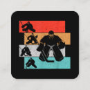 Recherche de gardien de but cartes visite Hockey