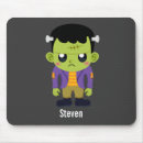 Recherche de monstre halloween tapis souris Frankenstein