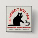 Recherche de vintage chat badges Café