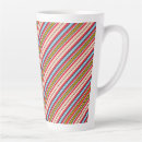 Recherche de rayures multicolores tasses Motif
