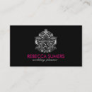 Recherche de dentelle blanche cartes visite Moderne