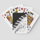 Recherche de piano noir et blanc jeux de cartes Clavier