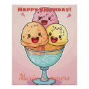 Recherche de gelato posters Glace