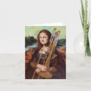 Recherche de mona lisa vœux cartes Bizarre