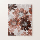 Recherche de motif floral puzzles Aquarelle