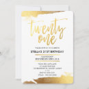 Recherche de 21ème anniversaire invitations Chic