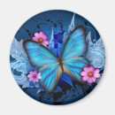 Recherche de de rose de bleu refrigérateur magnets Beau
