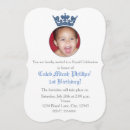 Recherche de royal baby shower garçon invitations Couronne