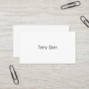 Recherche de avant cartes visite Simple