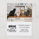 Recherche de chat maison vœux cartes Changement d'adresse